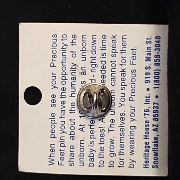 Vintage NWT Precious Feet Pin - Picture 2 of 3